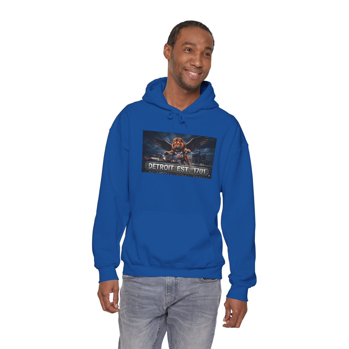 Men's Detroit Fliger Guardian Hoodie — Detroit Est. 1701 City Pride Pullover
