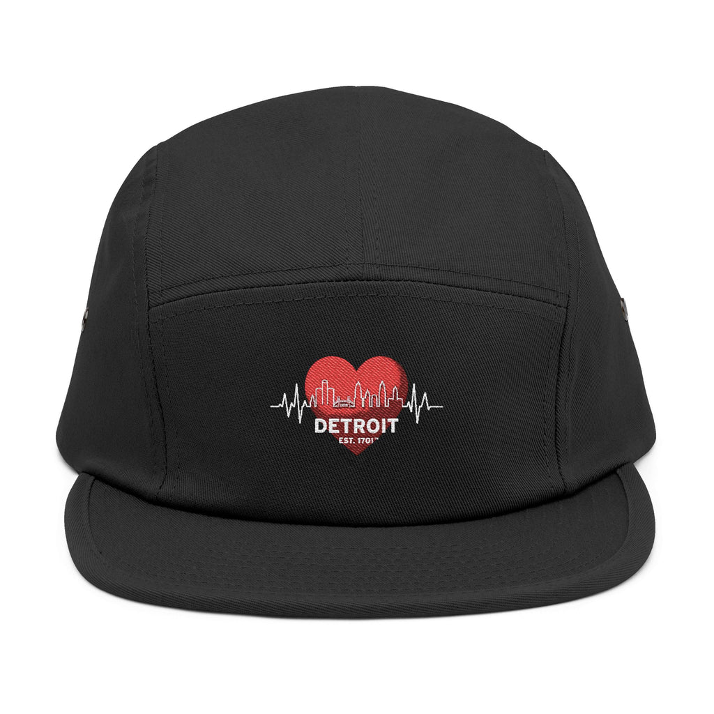 Detroit Heartbeat Embroidered 5-Panel Cap