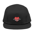 Detroit Heartbeat Embroidered 5-Panel Cap