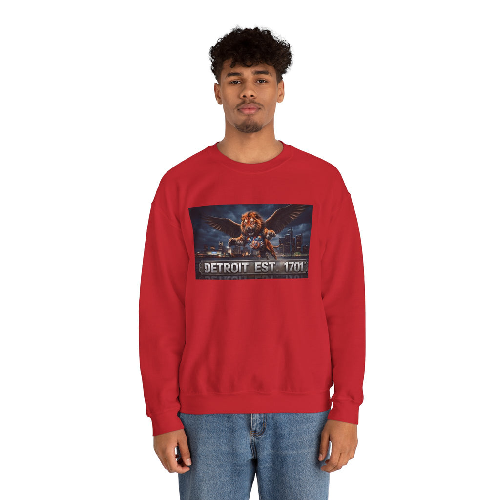 Men's Detroit Fliger Guardian Sweatshirt — Detroit Est. 1701 City Pride