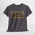 Men's Abstract Cubist Art T-Shirt — Framed Modern Painting Graphic(Unisex)
