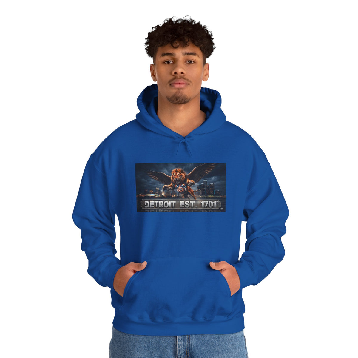 Men's Detroit Fliger Guardian Hoodie — Detroit Est. 1701 City Pride Pullover