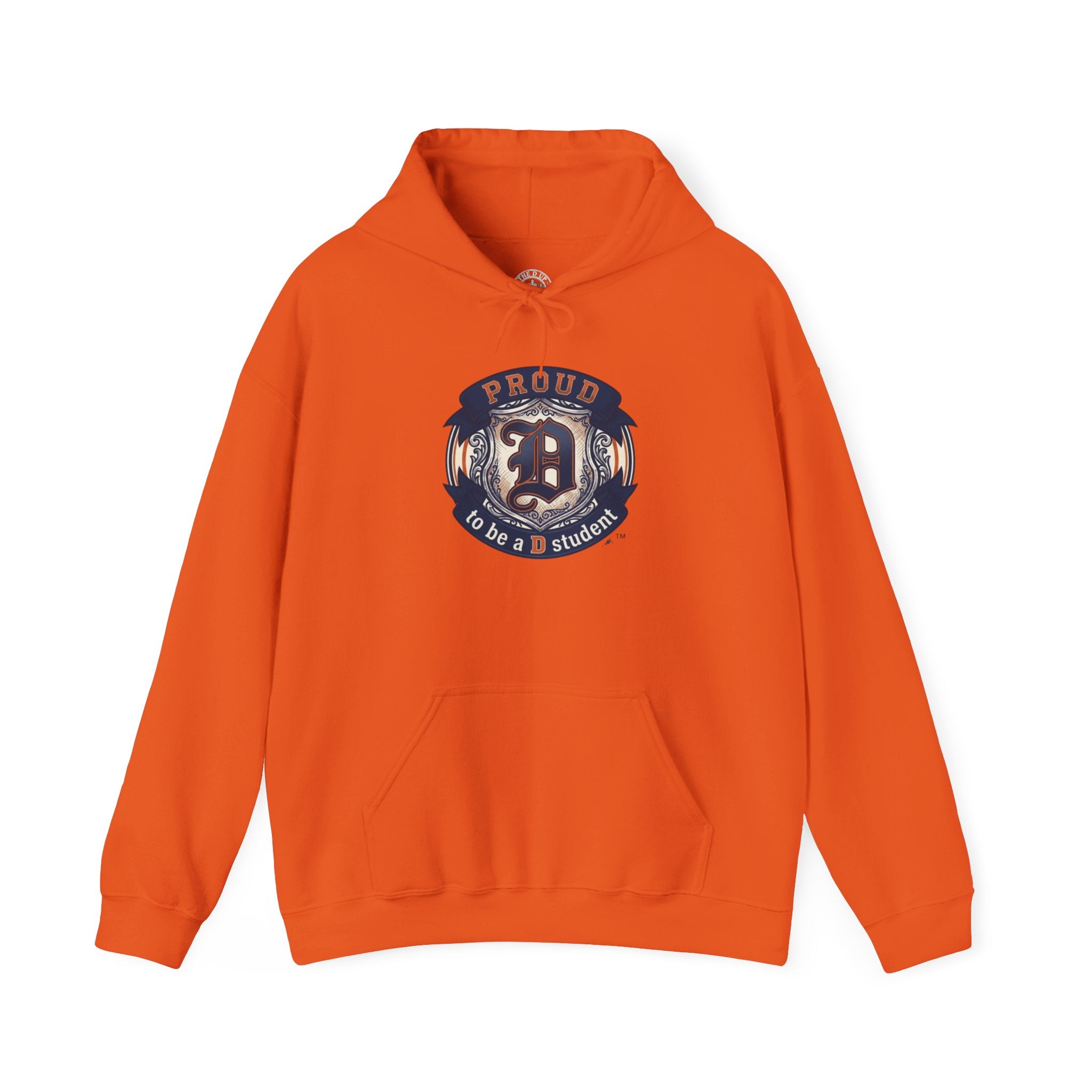 Detroit Pride Crest Hoodie — Vintage Motor City Varsity Pullover | Proud to Be a D