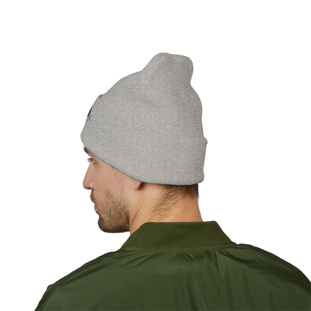 Detroit Heartbeat Beanie — Embroidered Cuffed Knit Hat