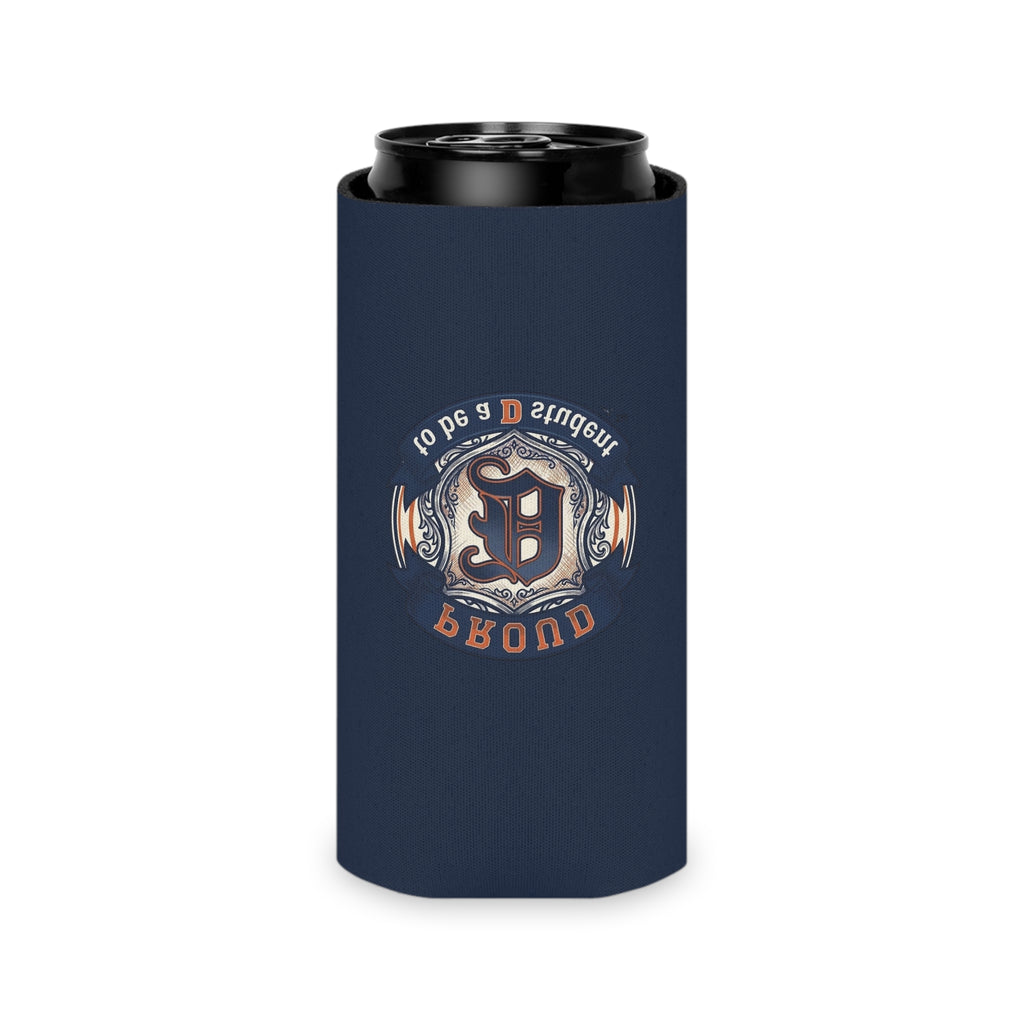 Detroit Pride Can Cooler — Motor City Graphic Insulated Drink Sleeve