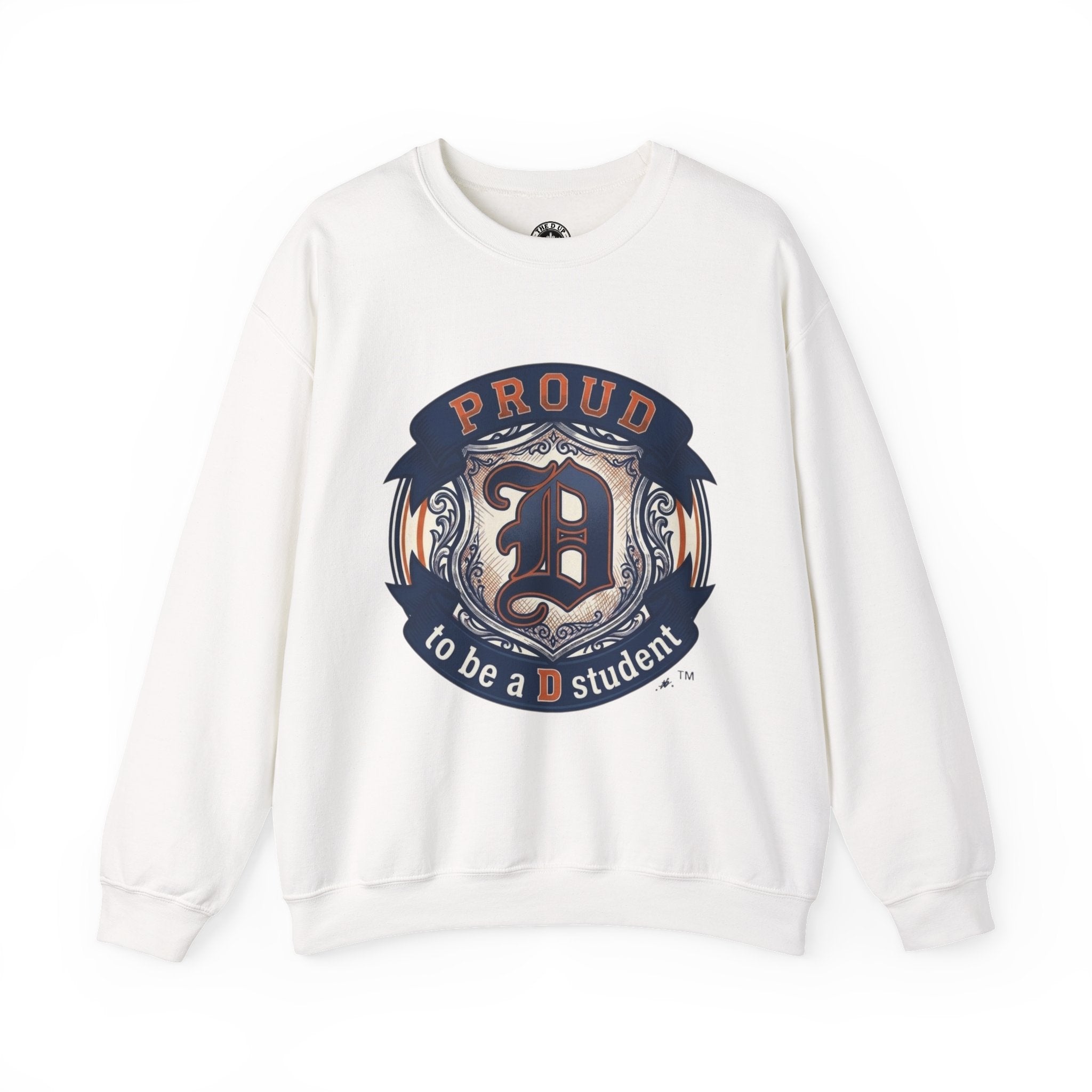 Proud to Be a D Detroit Crewneck Sweatshirt(Unisex)