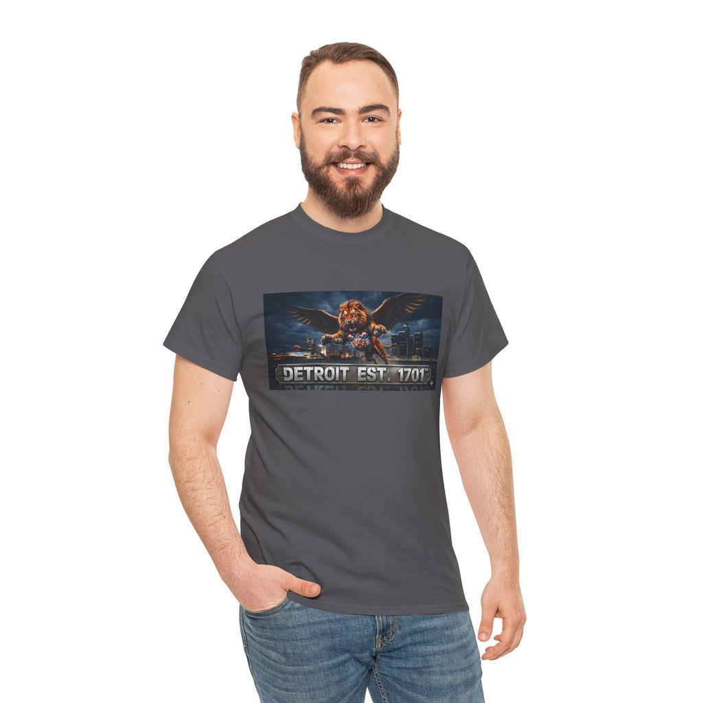 Men's Detroit Fliger Guardian Tee — Detroit Est. 1701 City Pride