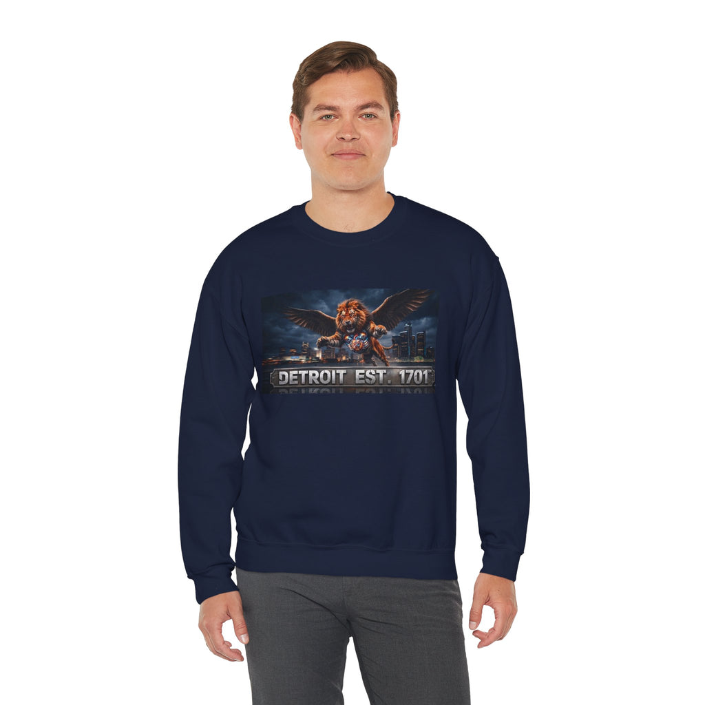 Men's Detroit Fliger Guardian Sweatshirt — Detroit Est. 1701 City Pride