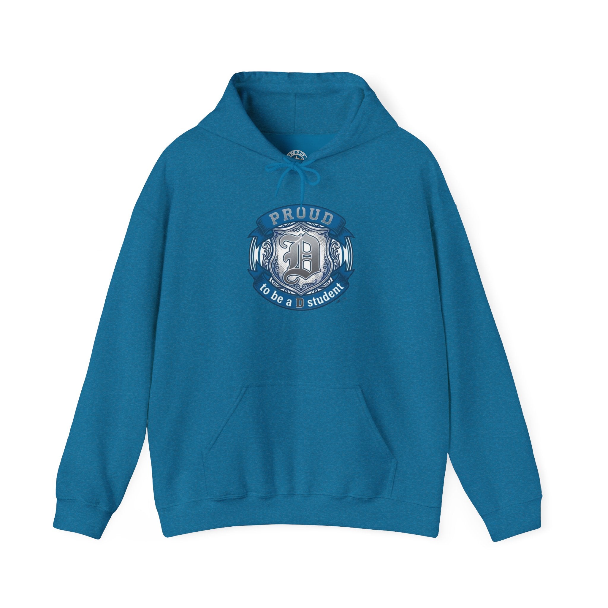 Detroit Pride Crest Hoodie — Vintage Motor City Varsity Pullover | Proud to Be a D