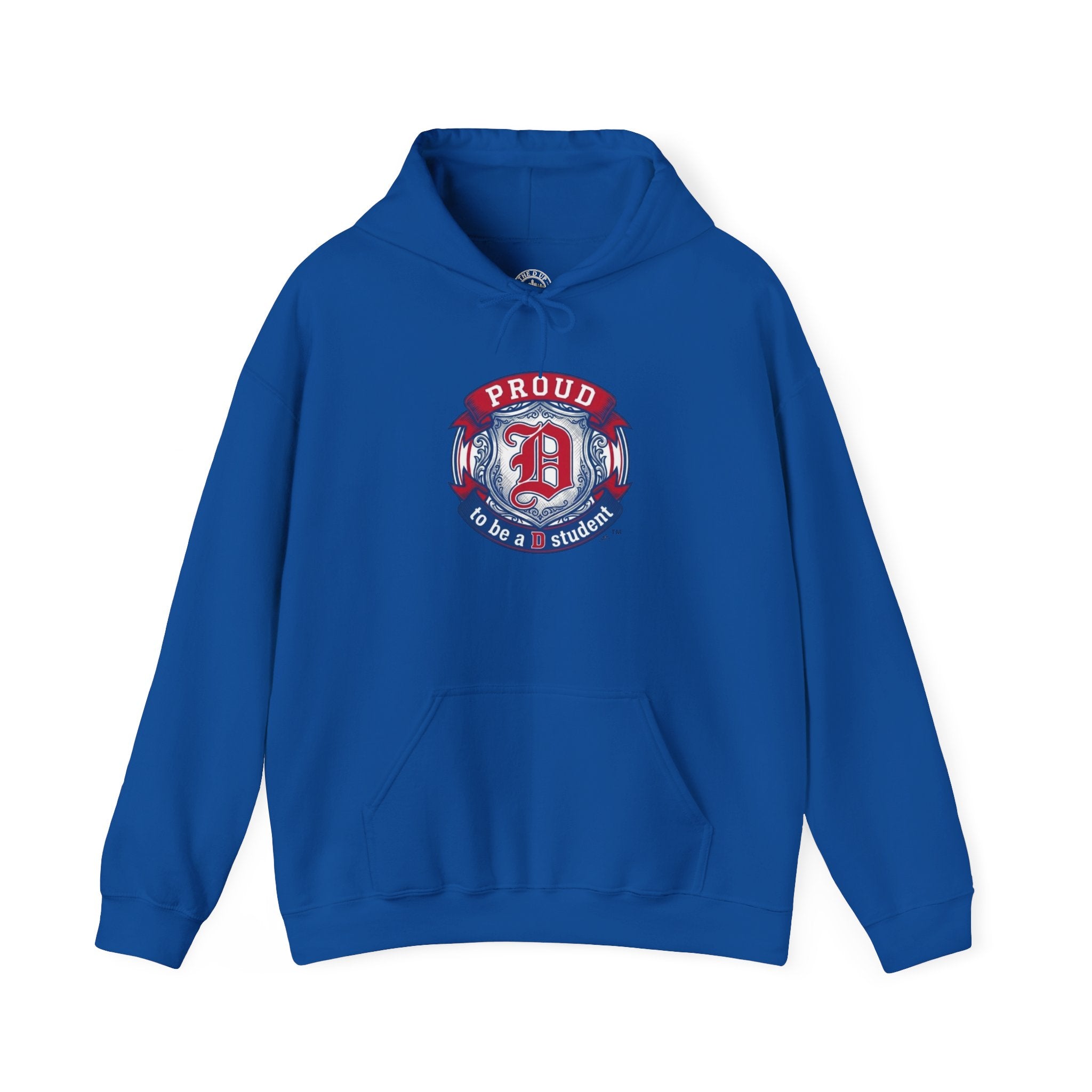 Detroit Pride Crest Hoodie — Vintage Motor City Varsity Pullover | Proud to Be a D