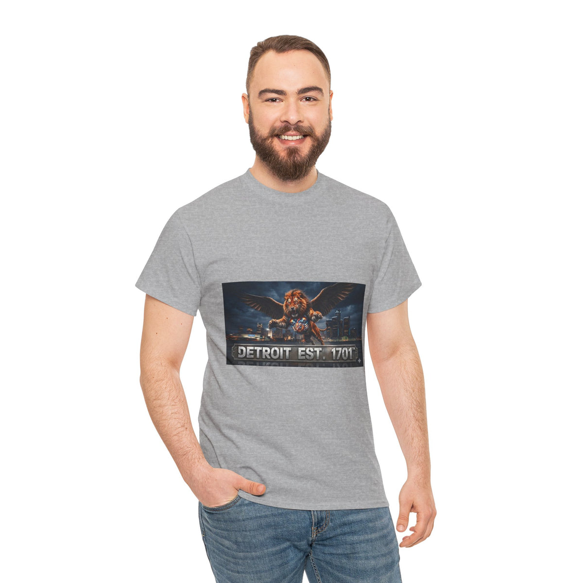 Men's Detroit Fliger Guardian Tee — Detroit Est. 1701 City Pride