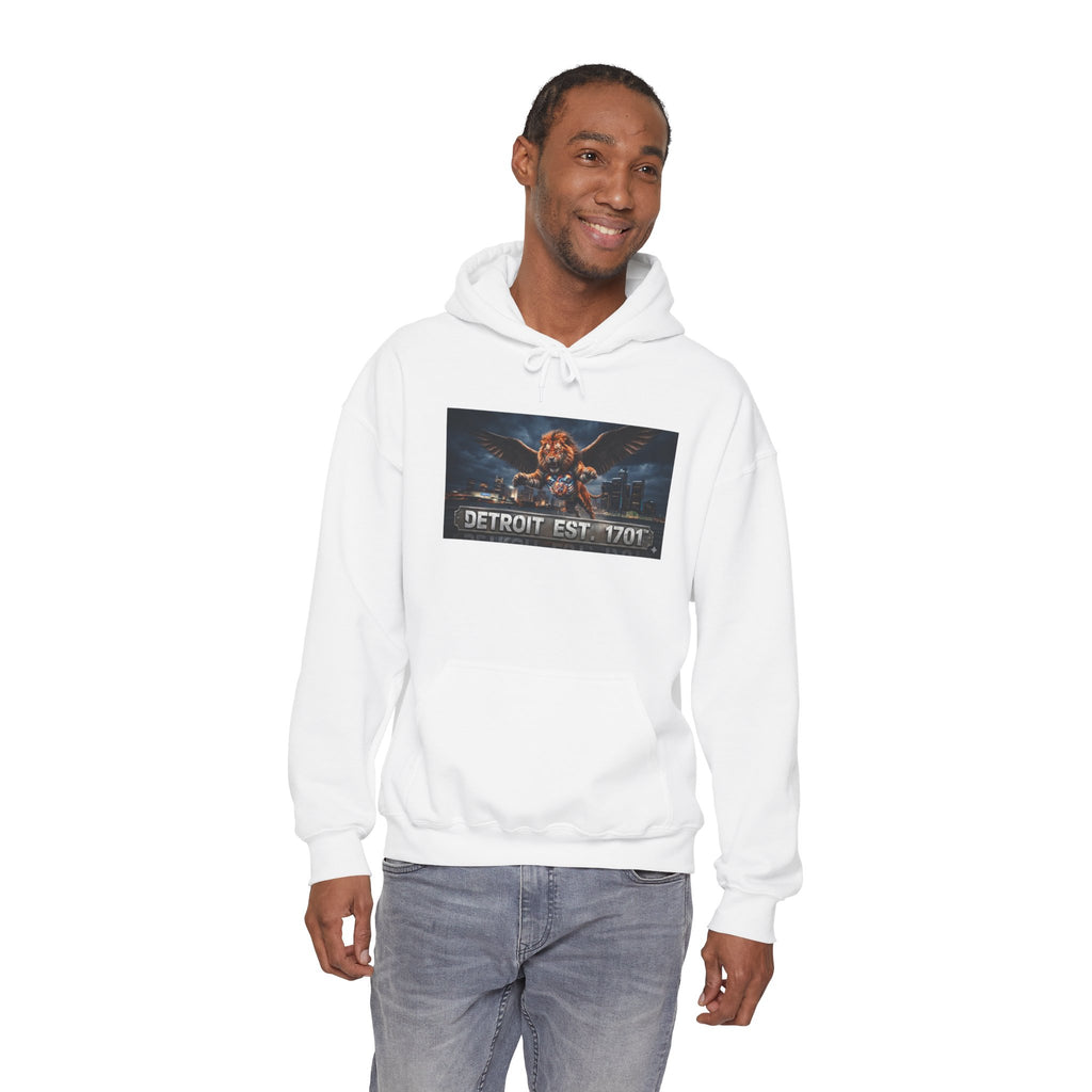 Men's Detroit Fliger Guardian Hoodie — Detroit Est. 1701 City Pride Pullover