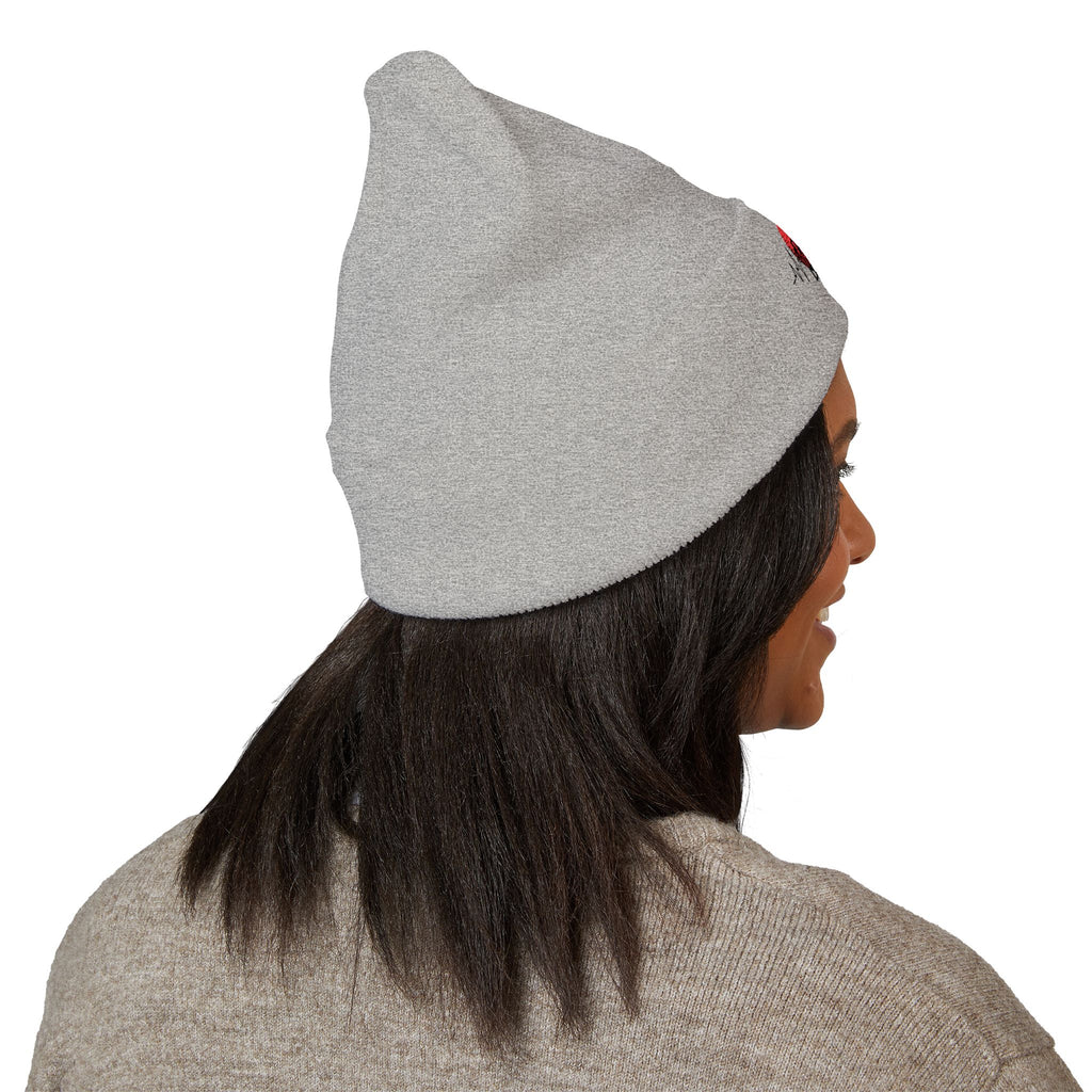 Detroit Heartbeat Beanie — Embroidered Cuffed Knit Hat