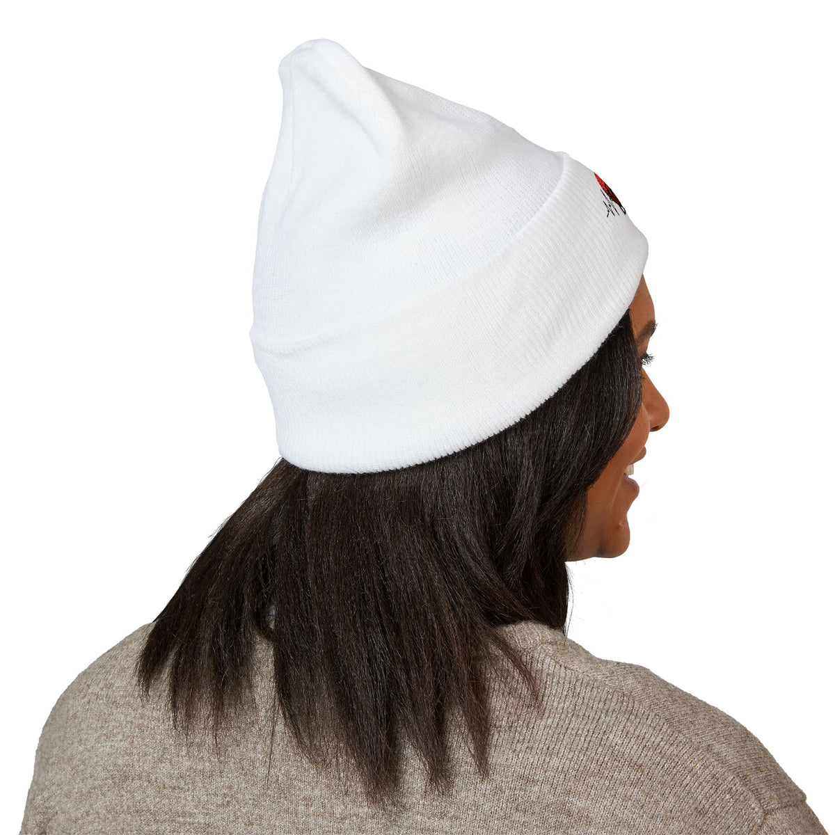 Detroit Heartbeat Beanie — Embroidered Cuffed Knit Hat