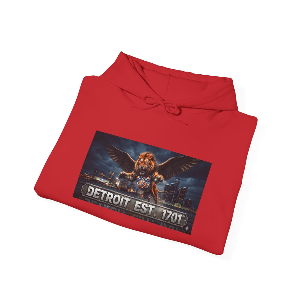 Men's Detroit Fliger Guardian Hoodie — Detroit Est. 1701 City Pride Pullover