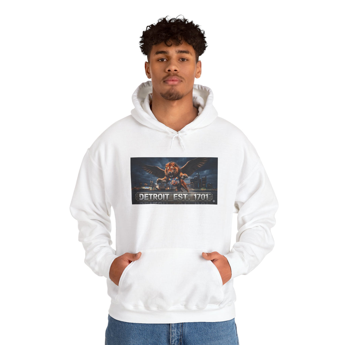 Men's Detroit Fliger Guardian Hoodie — Detroit Est. 1701 City Pride Pullover