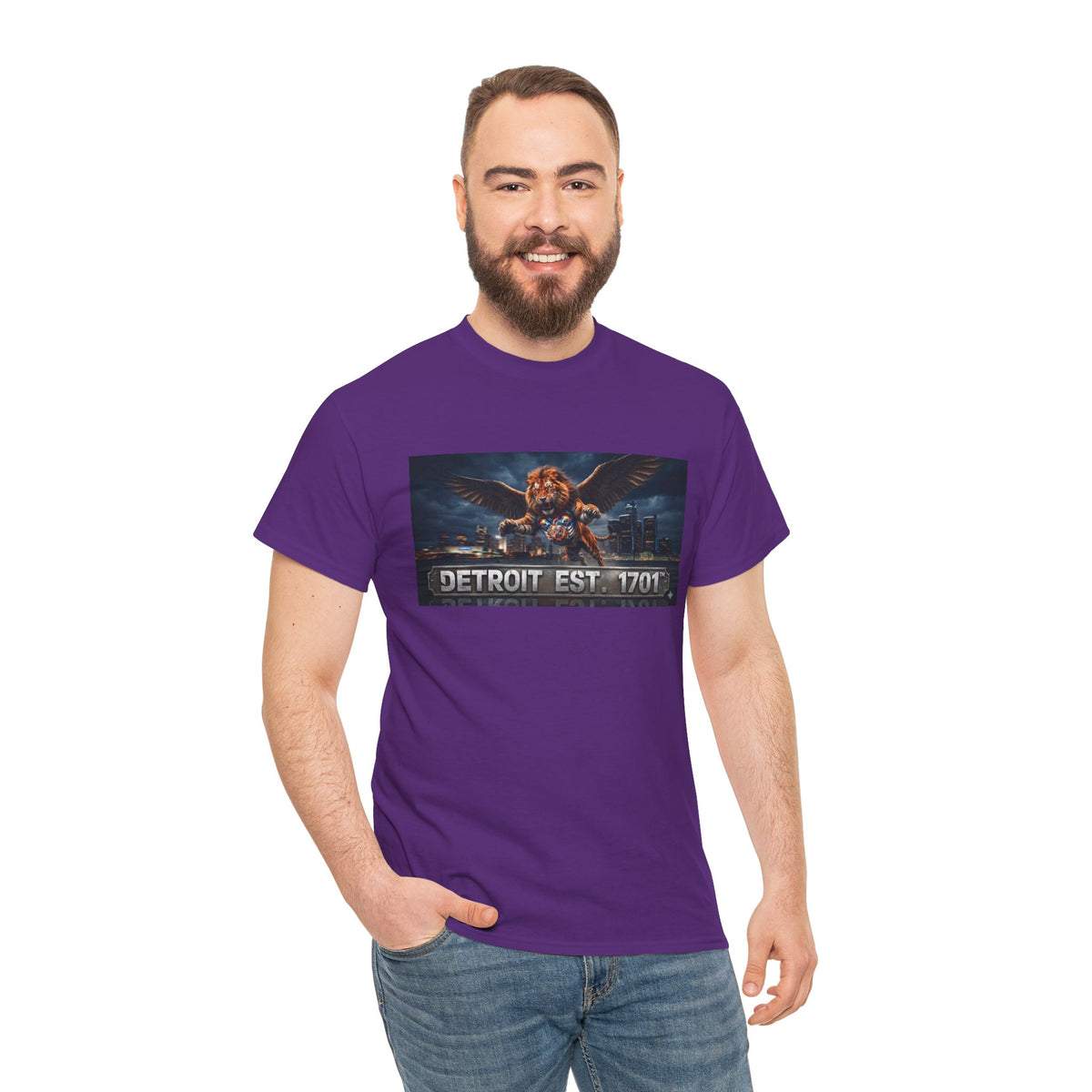 Men's Detroit Fliger Guardian Tee — Detroit Est. 1701 City Pride