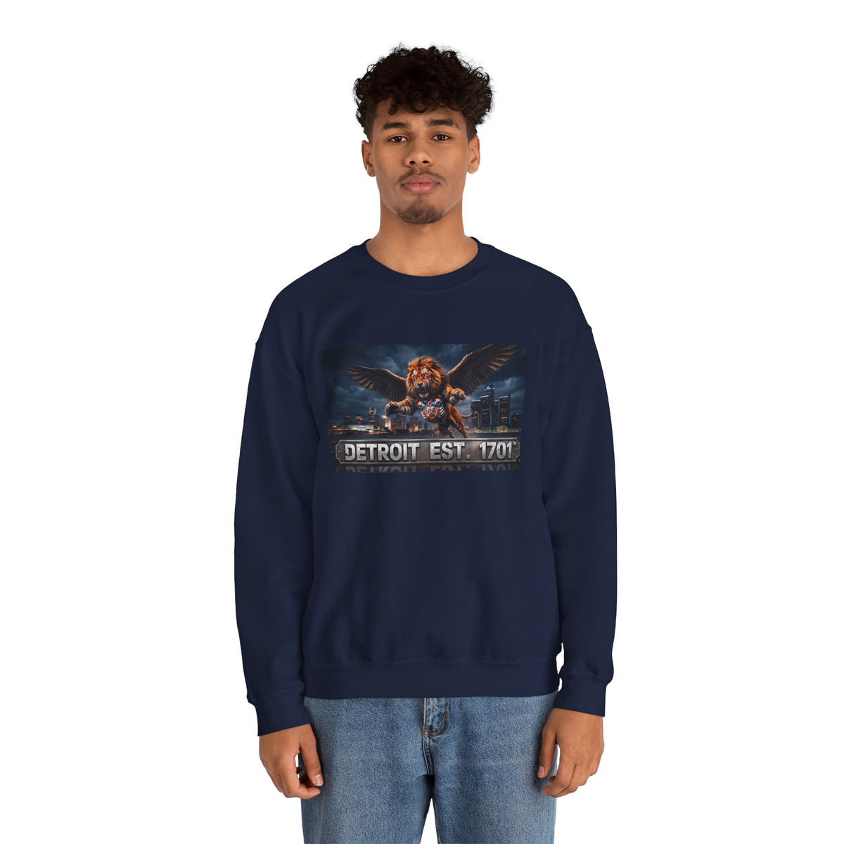 Men's Detroit Fliger Guardian Sweatshirt — Detroit Est. 1701 City Pride