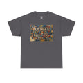 Detroit Abstract Painterly Mural T-Shirt — "DETROIT" Graphic Cotton Tee | Motor City Street Art