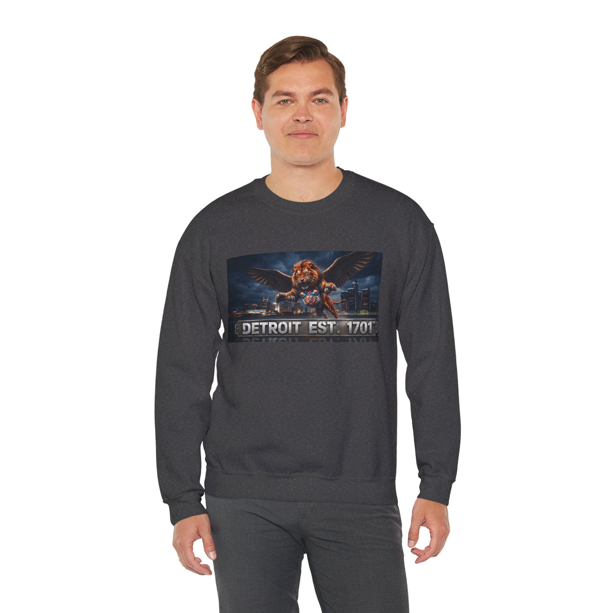 Men's Detroit Fliger Guardian Sweatshirt — Detroit Est. 1701 City Pride