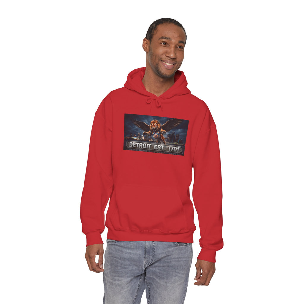 Men's Detroit Fliger Guardian Hoodie — Detroit Est. 1701 City Pride Pullover