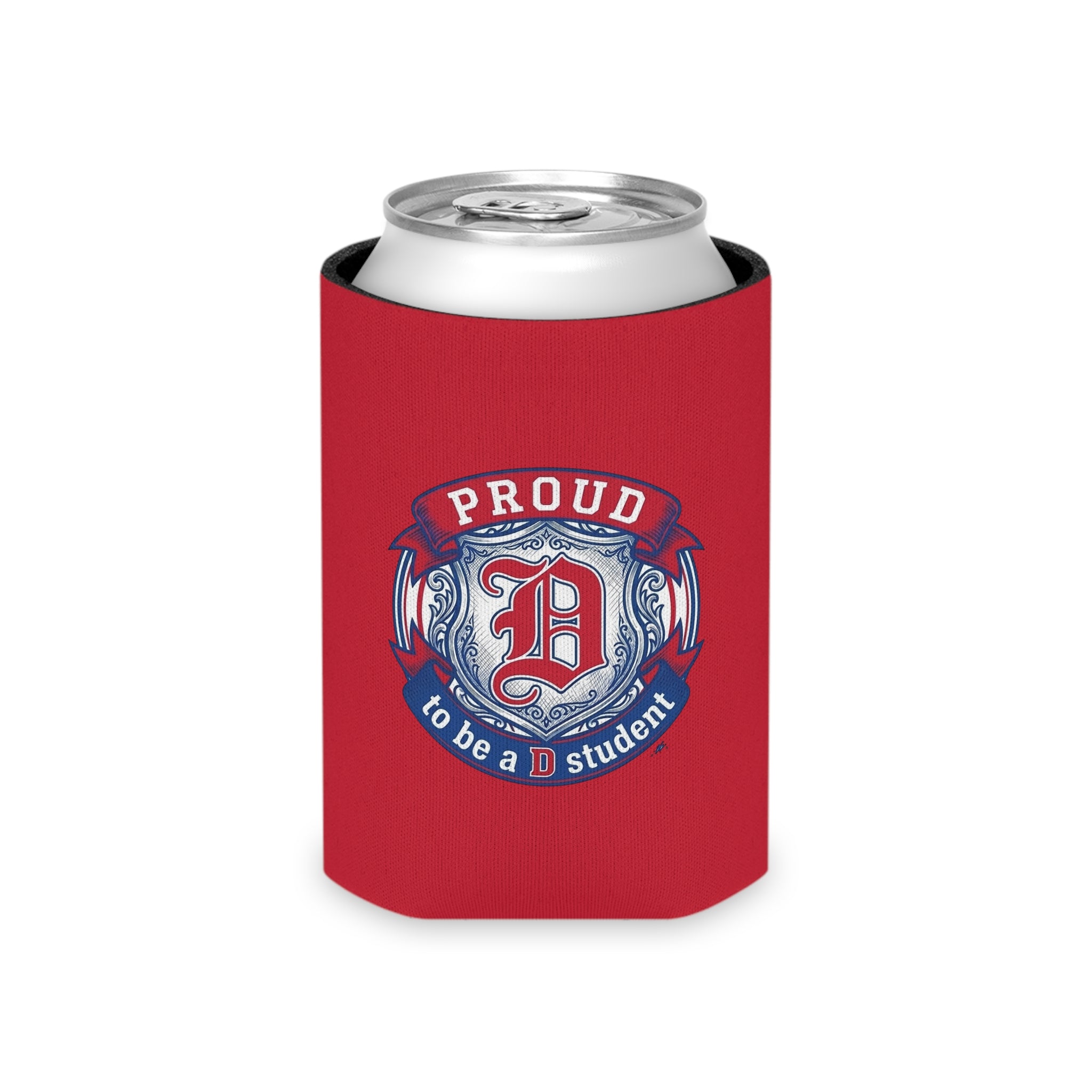 Detroit Pride Can Cooler — Motor City Graphic Insulated Drink Sleeve