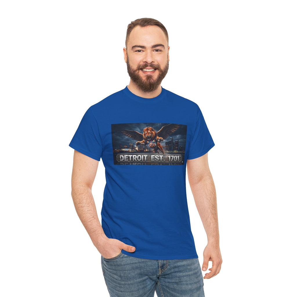 Men's Detroit Fliger Guardian Tee — Detroit Est. 1701 City Pride