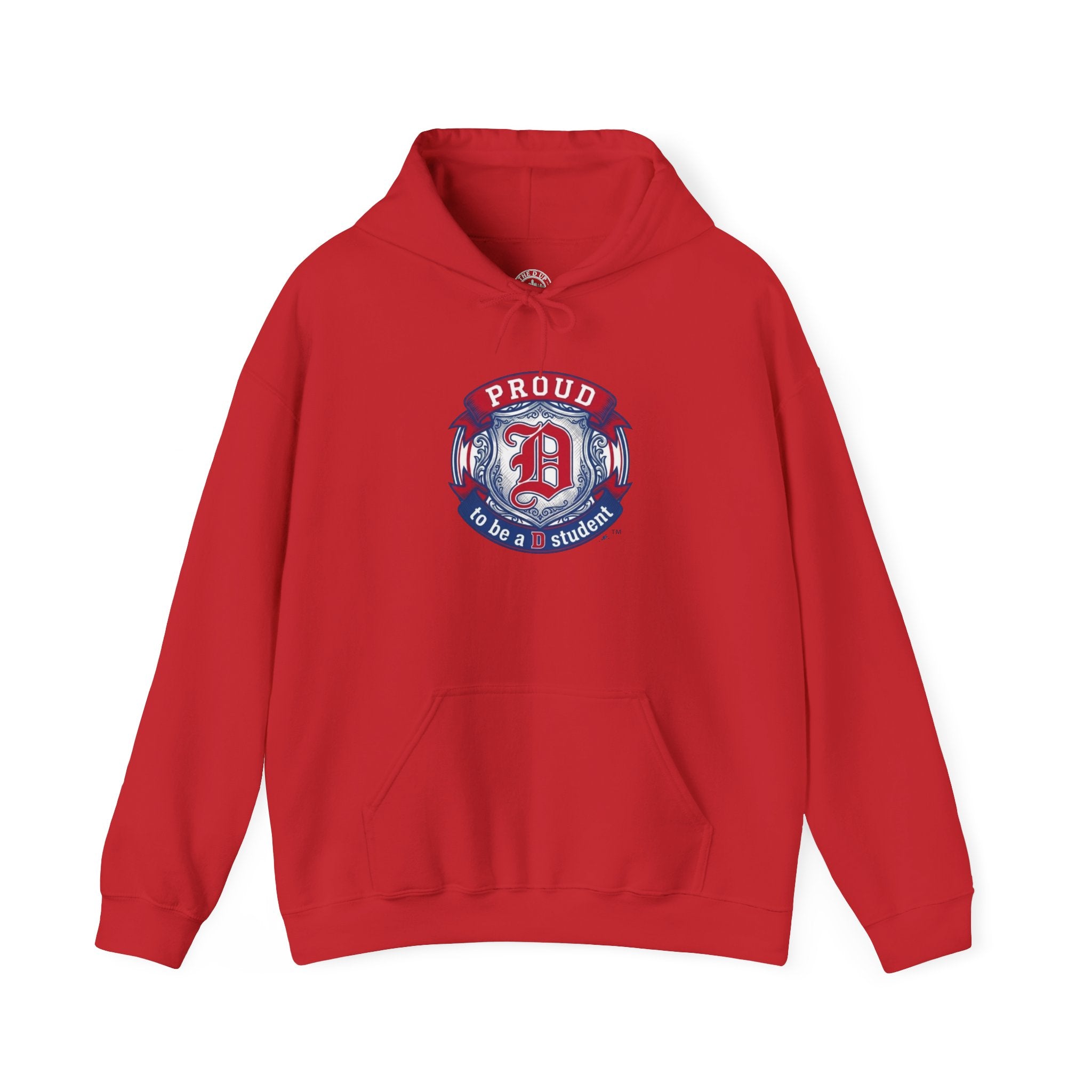 Detroit Pride Crest Hoodie — Vintage Motor City Varsity Pullover | Proud to Be a D