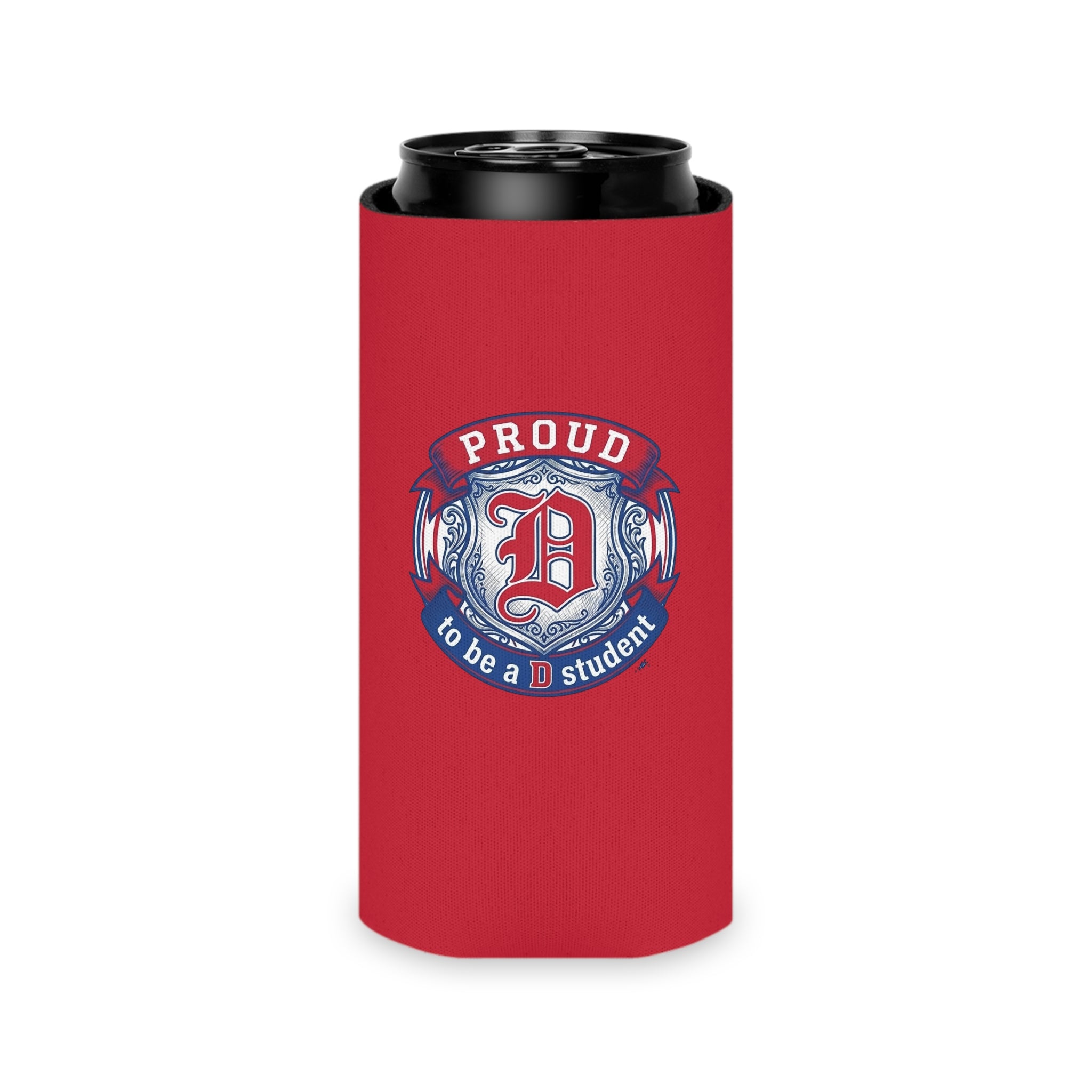 Detroit Pride Can Cooler — Motor City Graphic Insulated Drink Sleeve