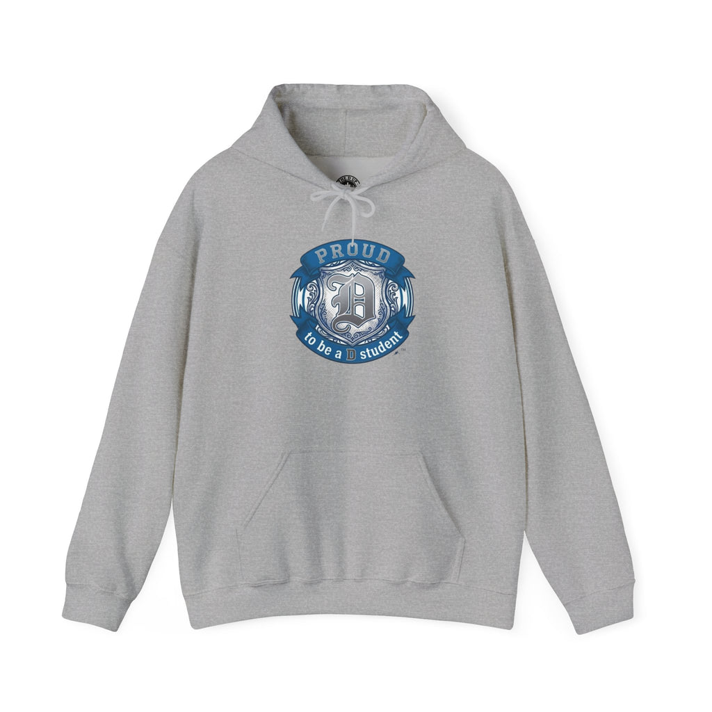 Detroit Pride Crest Hoodie — Vintage Motor City Varsity Pullover | Proud to Be a D
