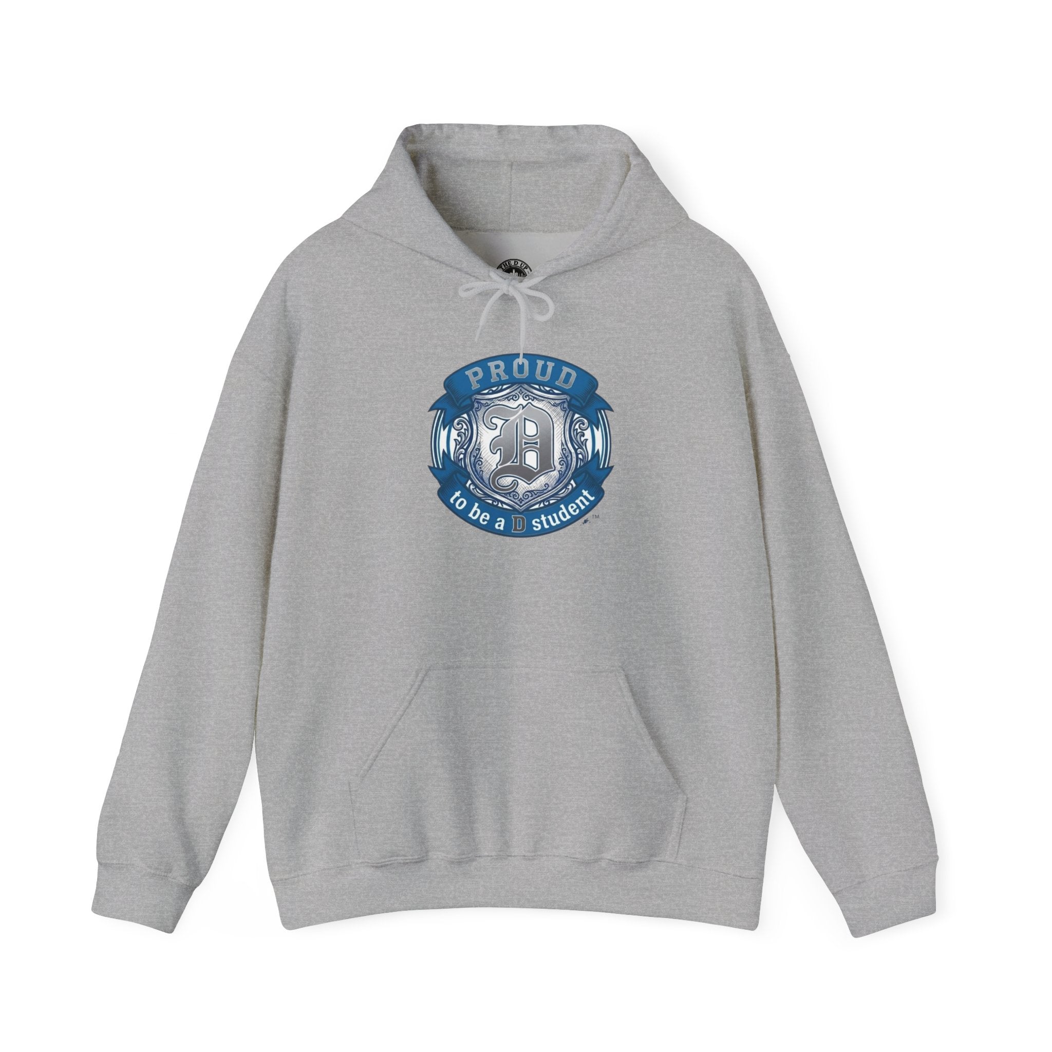 Detroit Pride Crest Hoodie — Vintage Motor City Varsity Pullover | Proud to Be a D