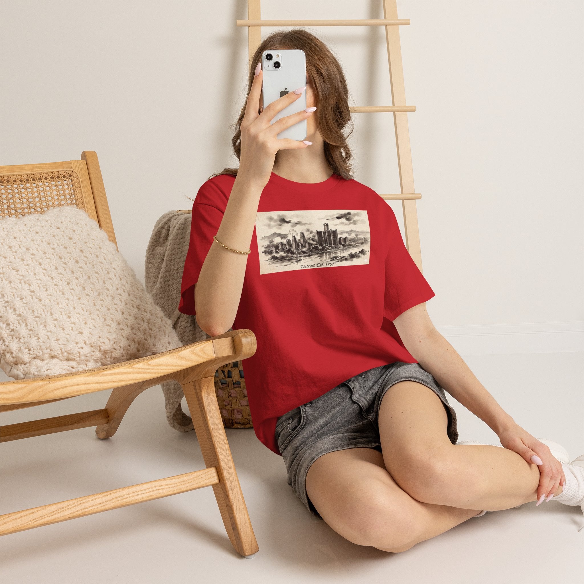 Detroit Pride Vintage Skyline Tee — "Detroit, Est. 1701" Cotton T-Shirt | Motor City Roots