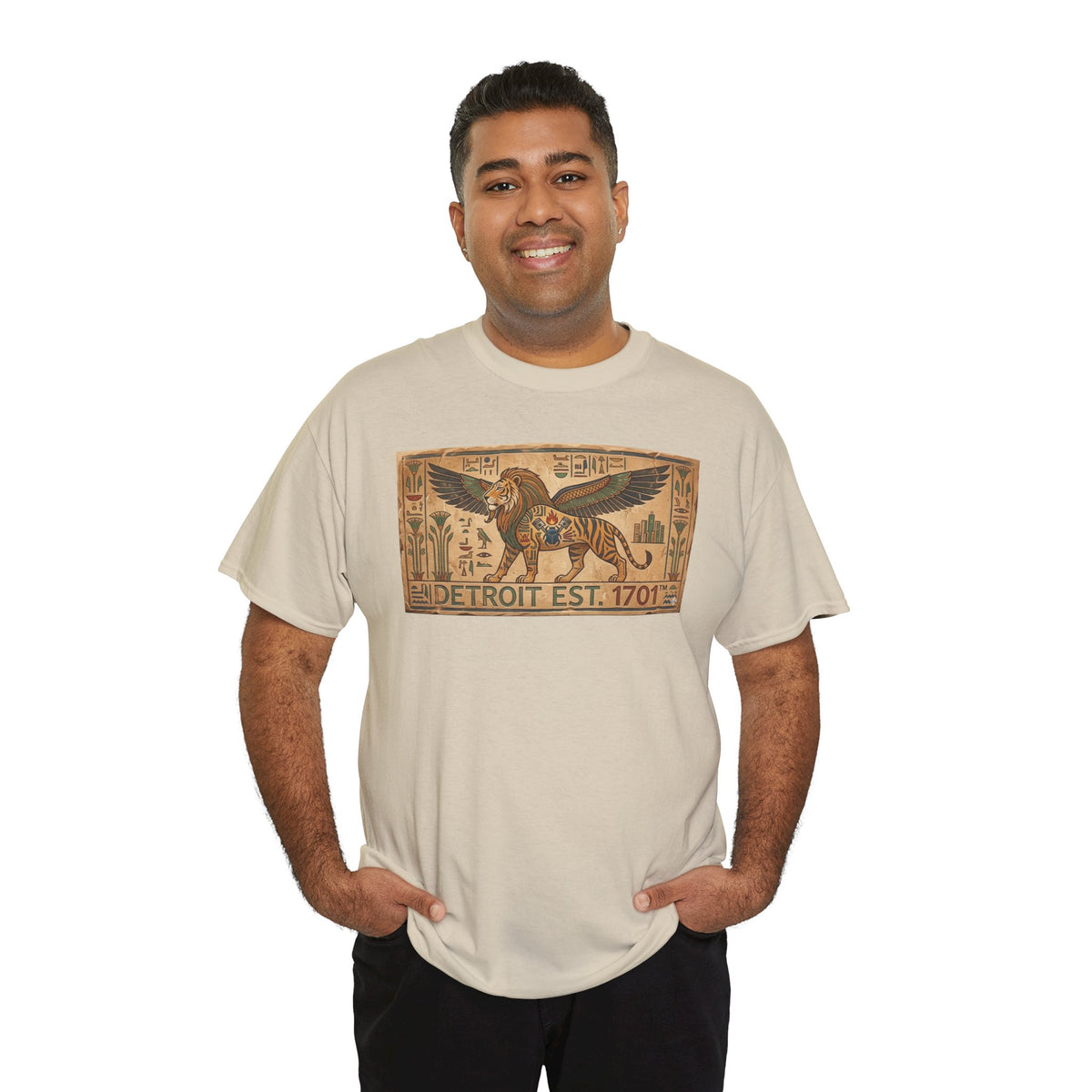 Detroit Fliger Guardian Vintage Tee — "Detroit Est. 1701"