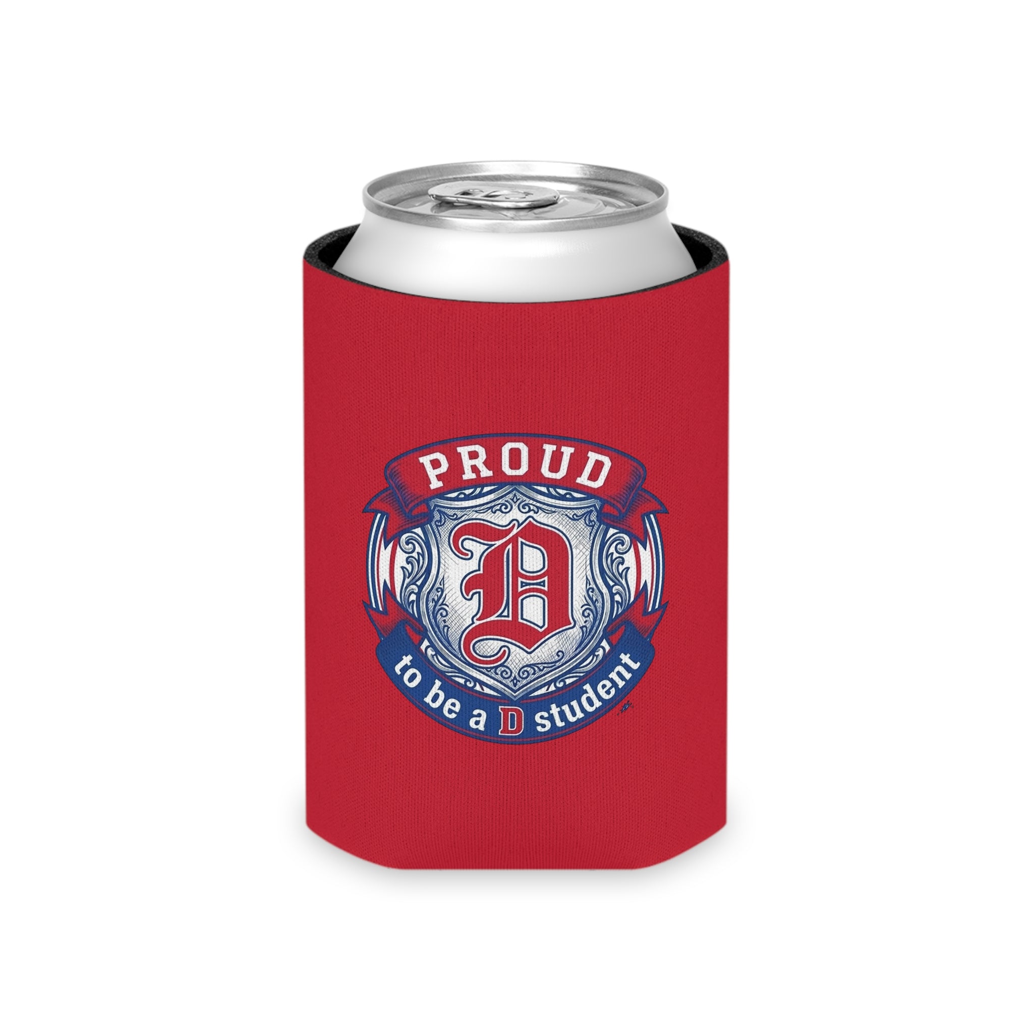 Detroit Pride Can Cooler — Motor City Graphic Insulated Drink Sleeve