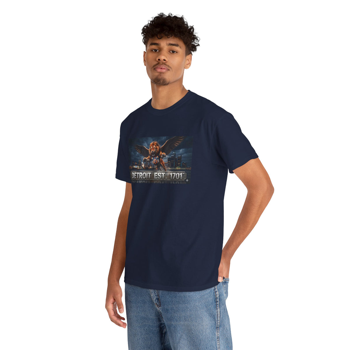 Men's Detroit Fliger Guardian Tee — Detroit Est. 1701 City Pride