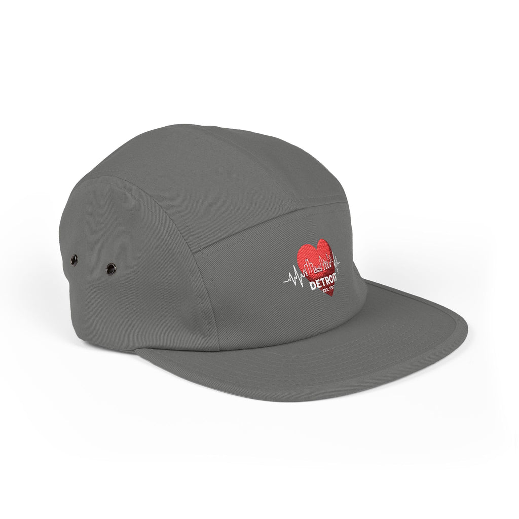 Detroit Heartbeat Embroidered 5-Panel Cap