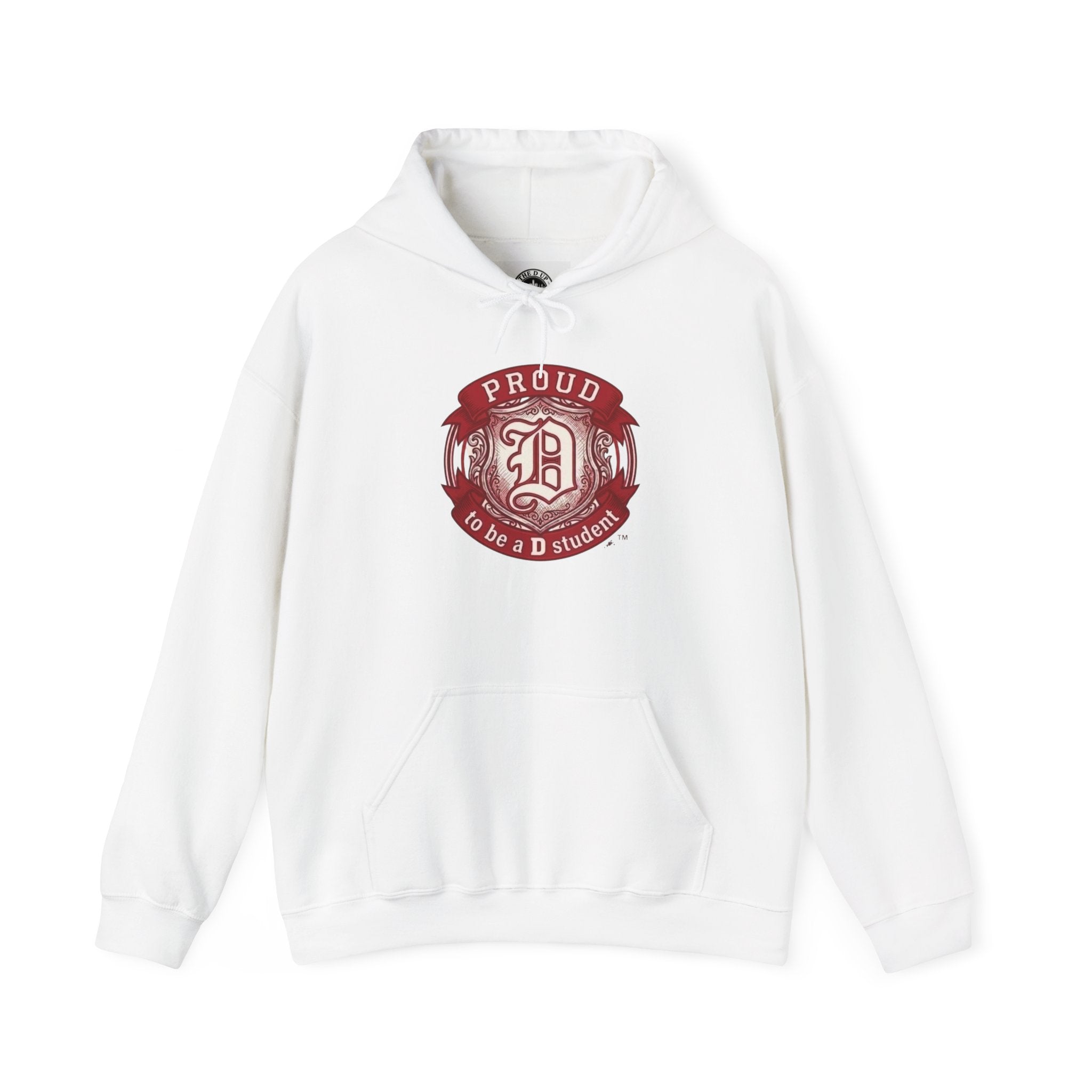 Detroit Pride Crest Hoodie — Vintage Motor City Varsity Pullover | Proud to Be a D