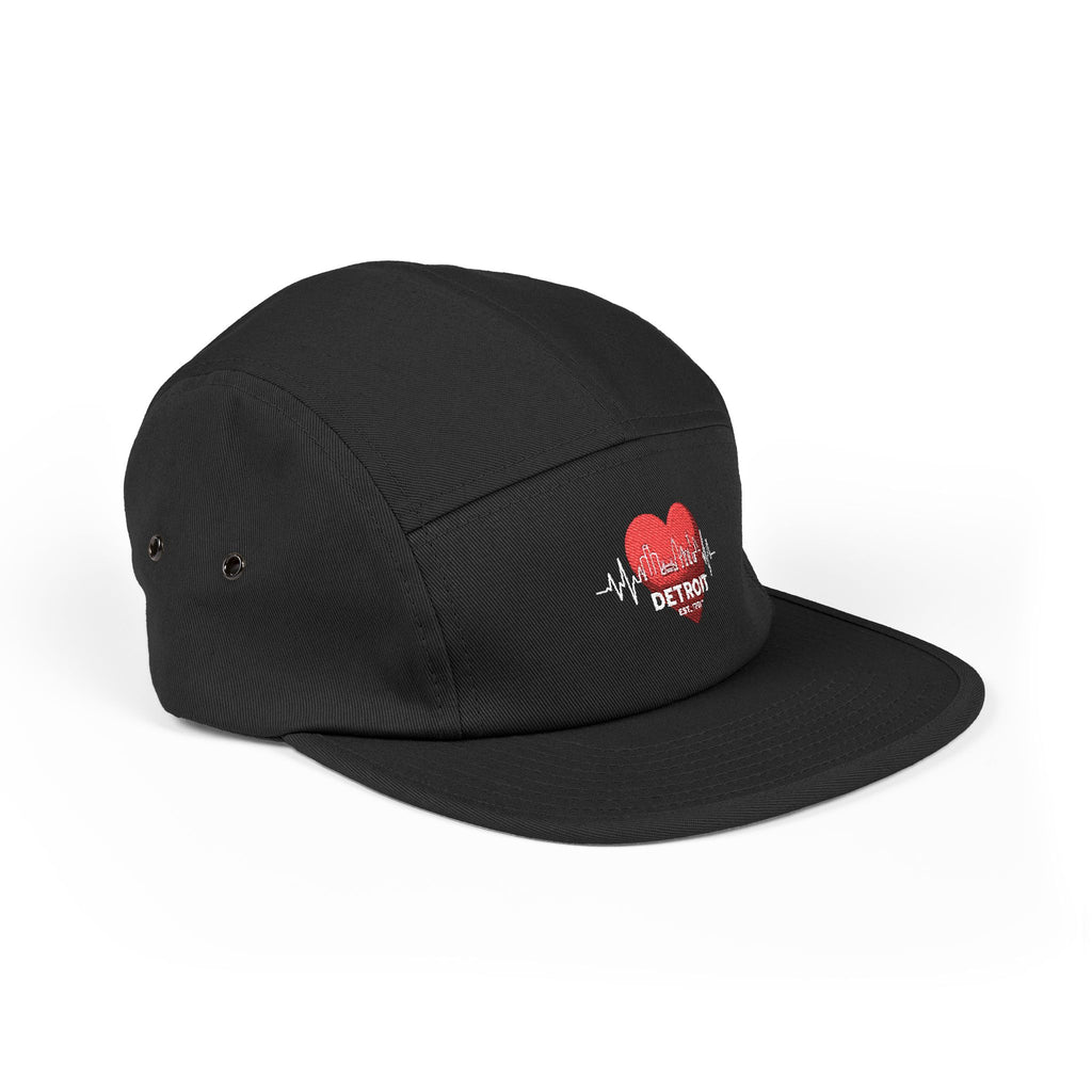 Detroit Heartbeat Embroidered 5-Panel Cap