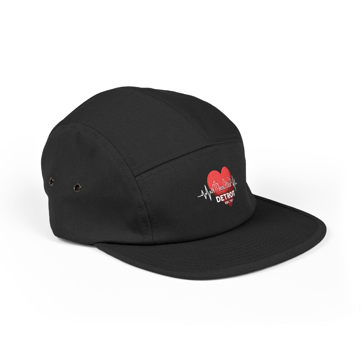 Detroit Heartbeat Embroidered 5-Panel Cap