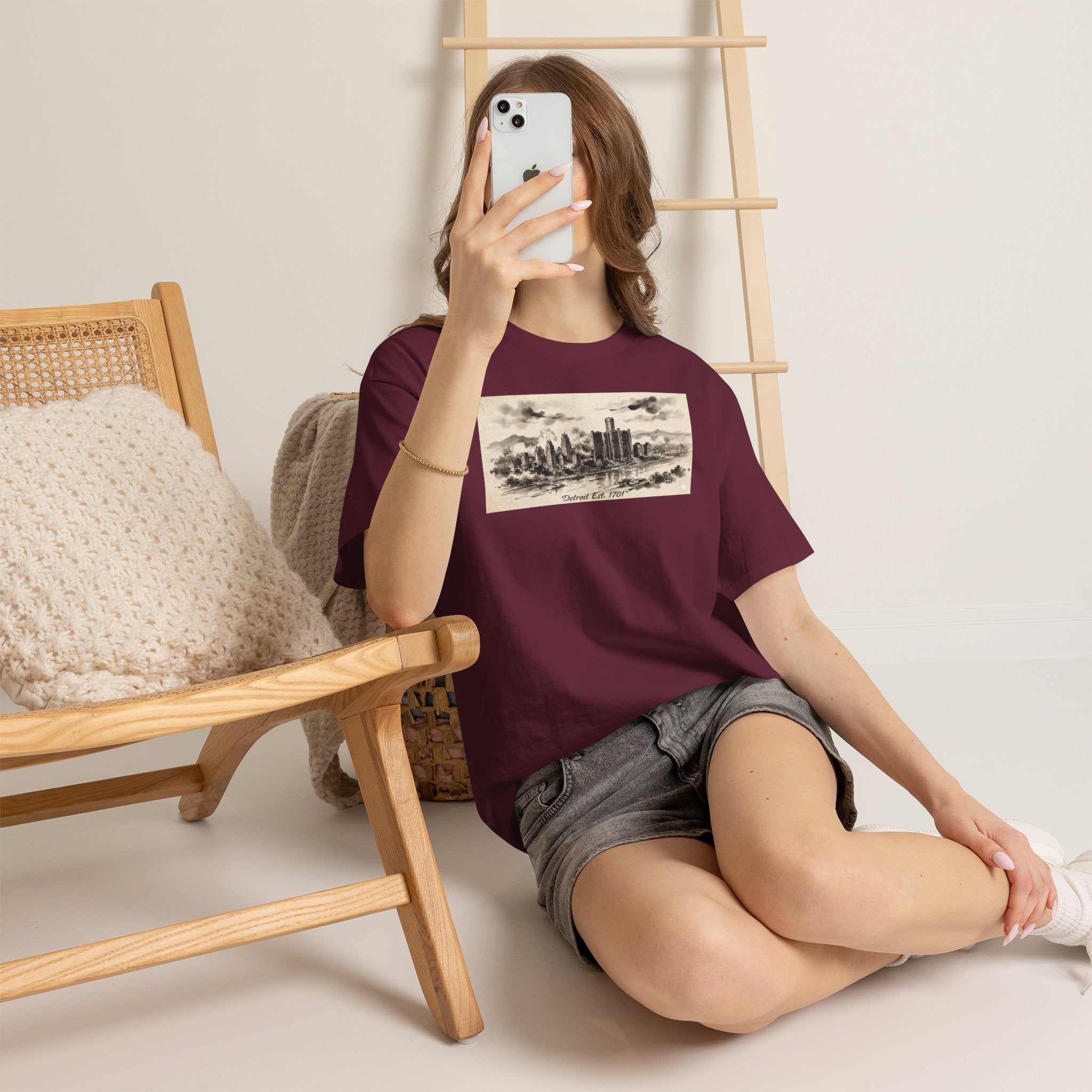 Detroit Pride Vintage Skyline Tee — "Detroit, Est. 1701" Cotton T-Shirt | Motor City Roots