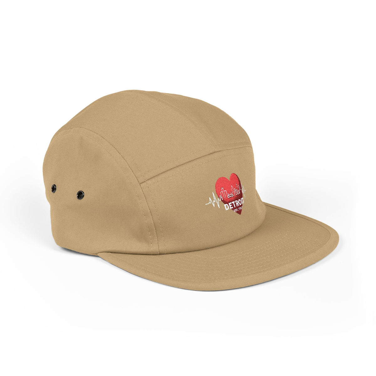 Detroit Heartbeat Embroidered 5-Panel Cap