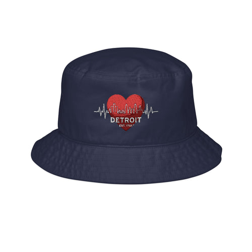 Detroit Heartbeat Bucket Hat