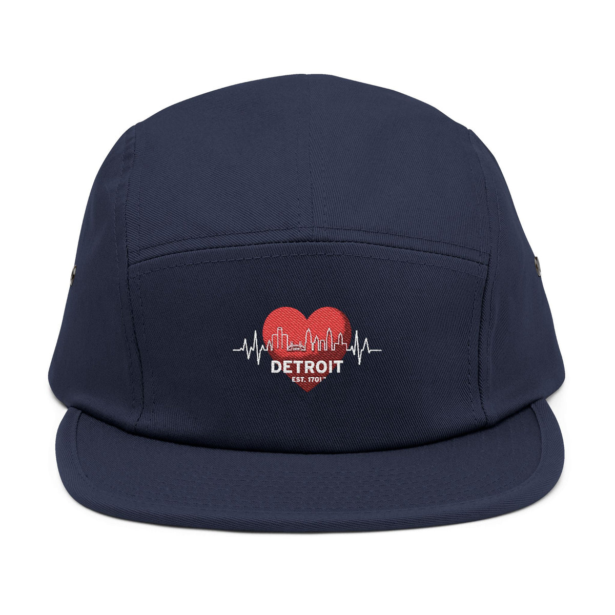 Detroit Heartbeat Embroidered 5-Panel Cap