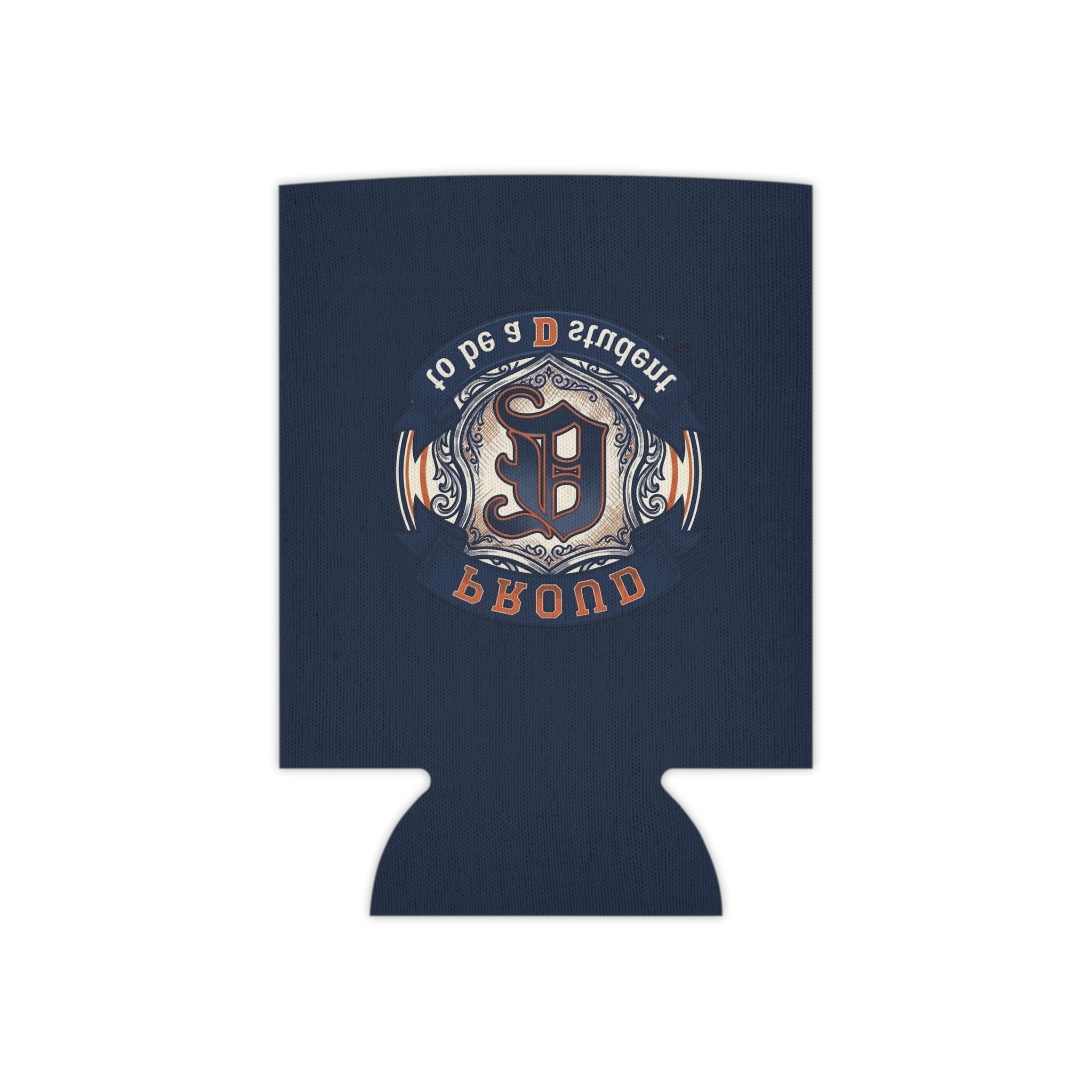 Detroit Pride Can Cooler — Motor City Graphic Insulated Drink Sleeve
