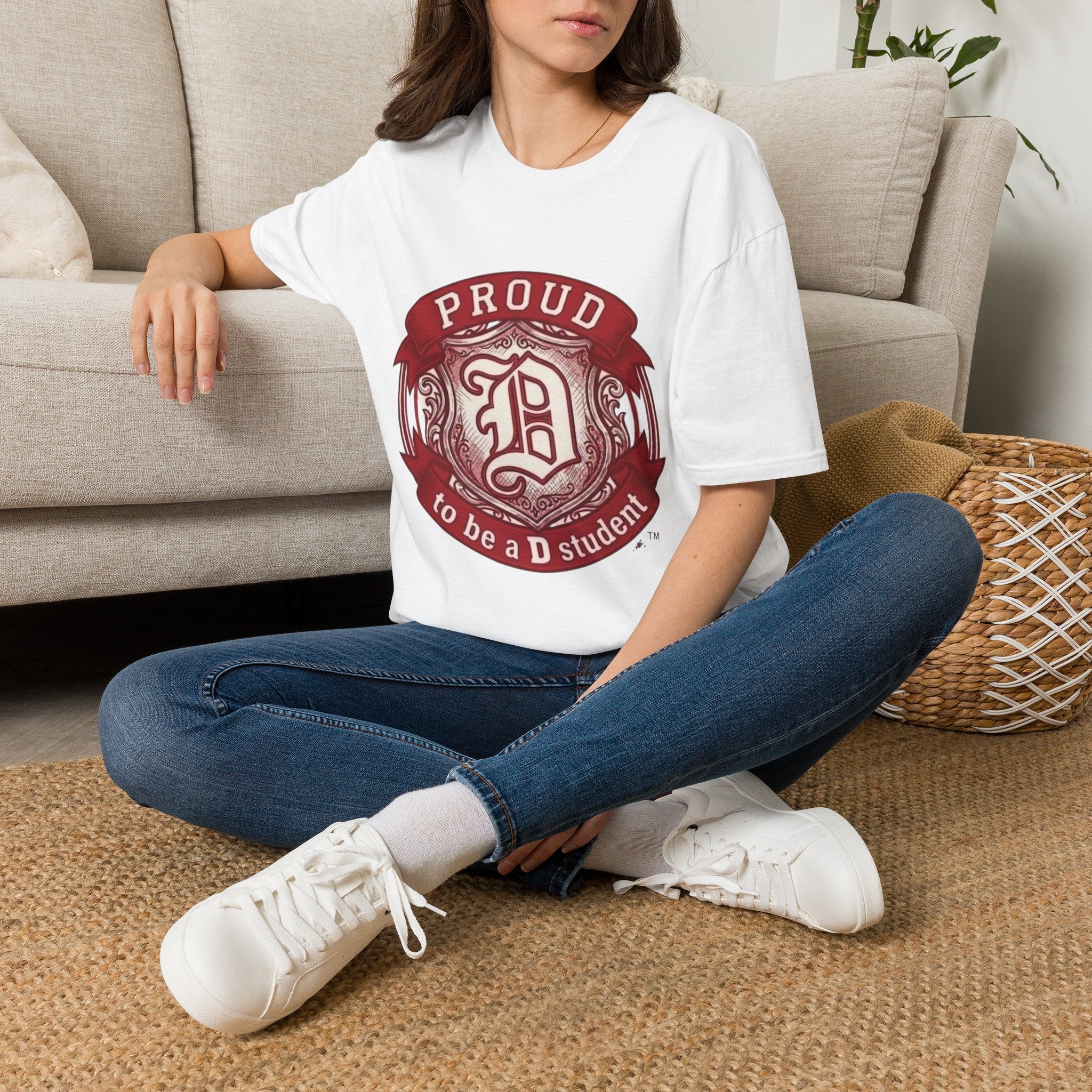 Detroit Pride "PROUD" Vintage Crest T-Shirt — Motor City Hometown Graphic Cotton Tee