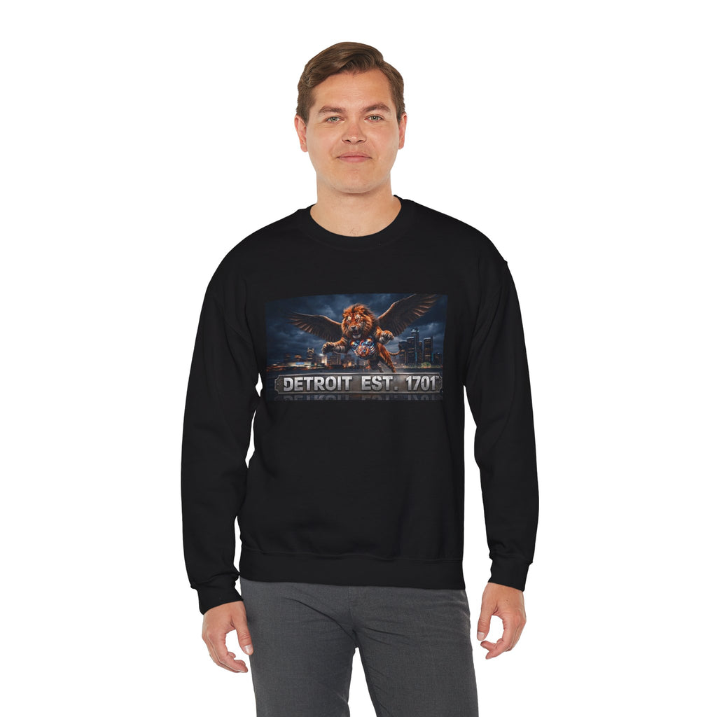 Men's Detroit Fliger Guardian Sweatshirt — Detroit Est. 1701 City Pride