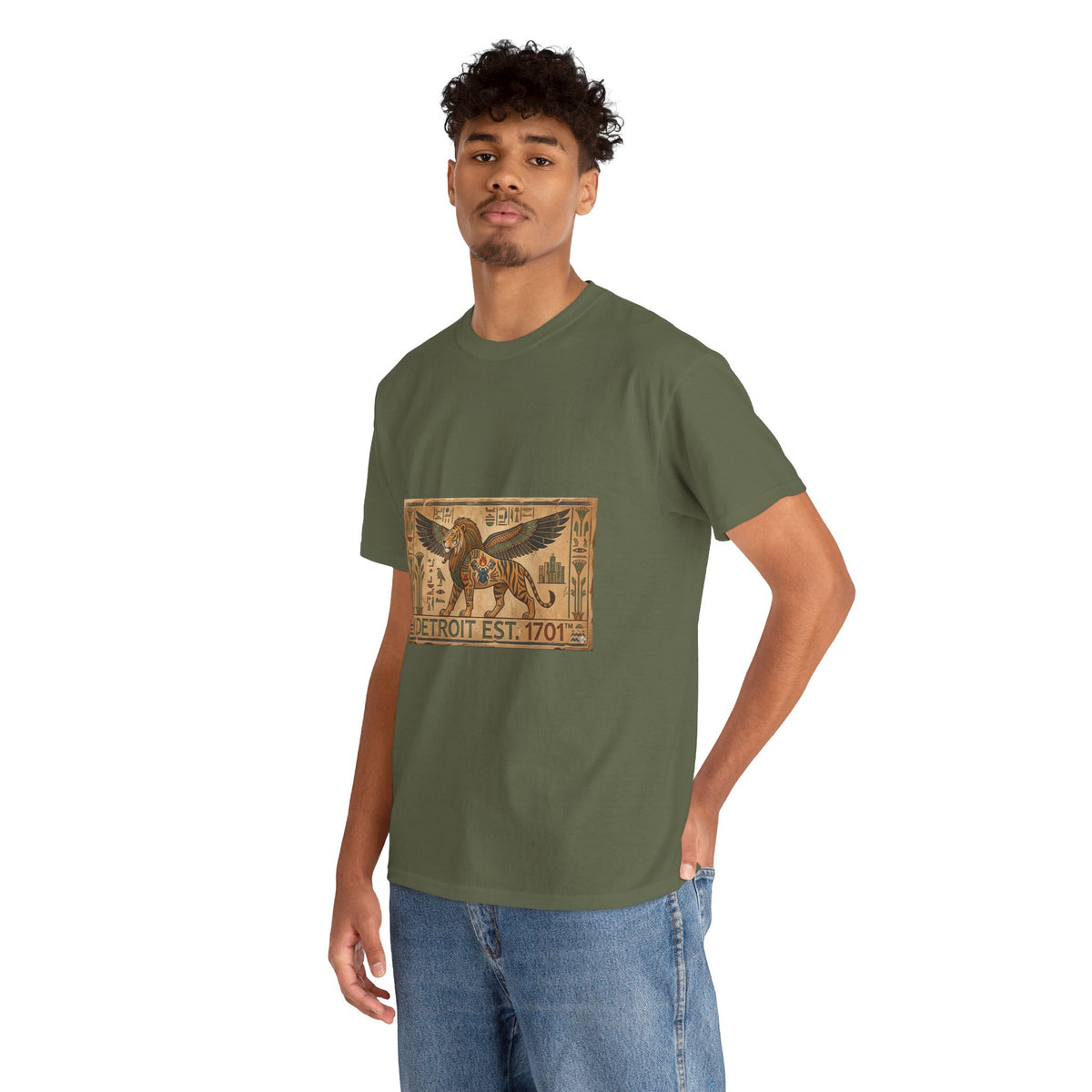 Detroit Fliger Guardian Vintage Tee — "Detroit Est. 1701"