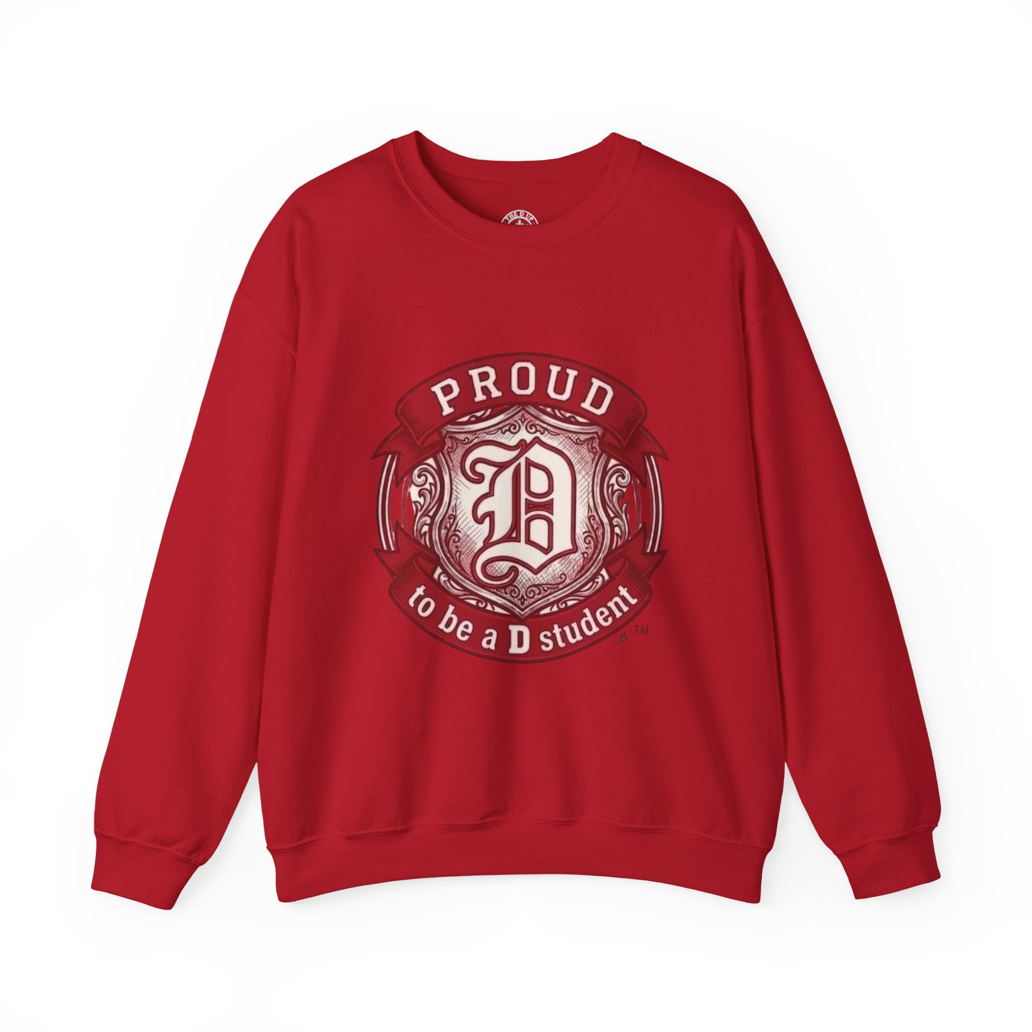 Proud to Be a D Detroit Crewneck Sweatshirt — Vintage Crest Motor City Pullover