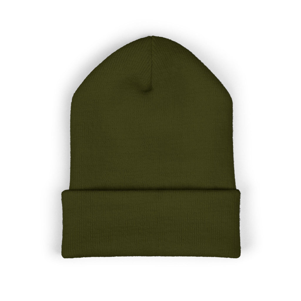 Detroit Heartbeat Beanie — Embroidered Cuffed Knit Hat