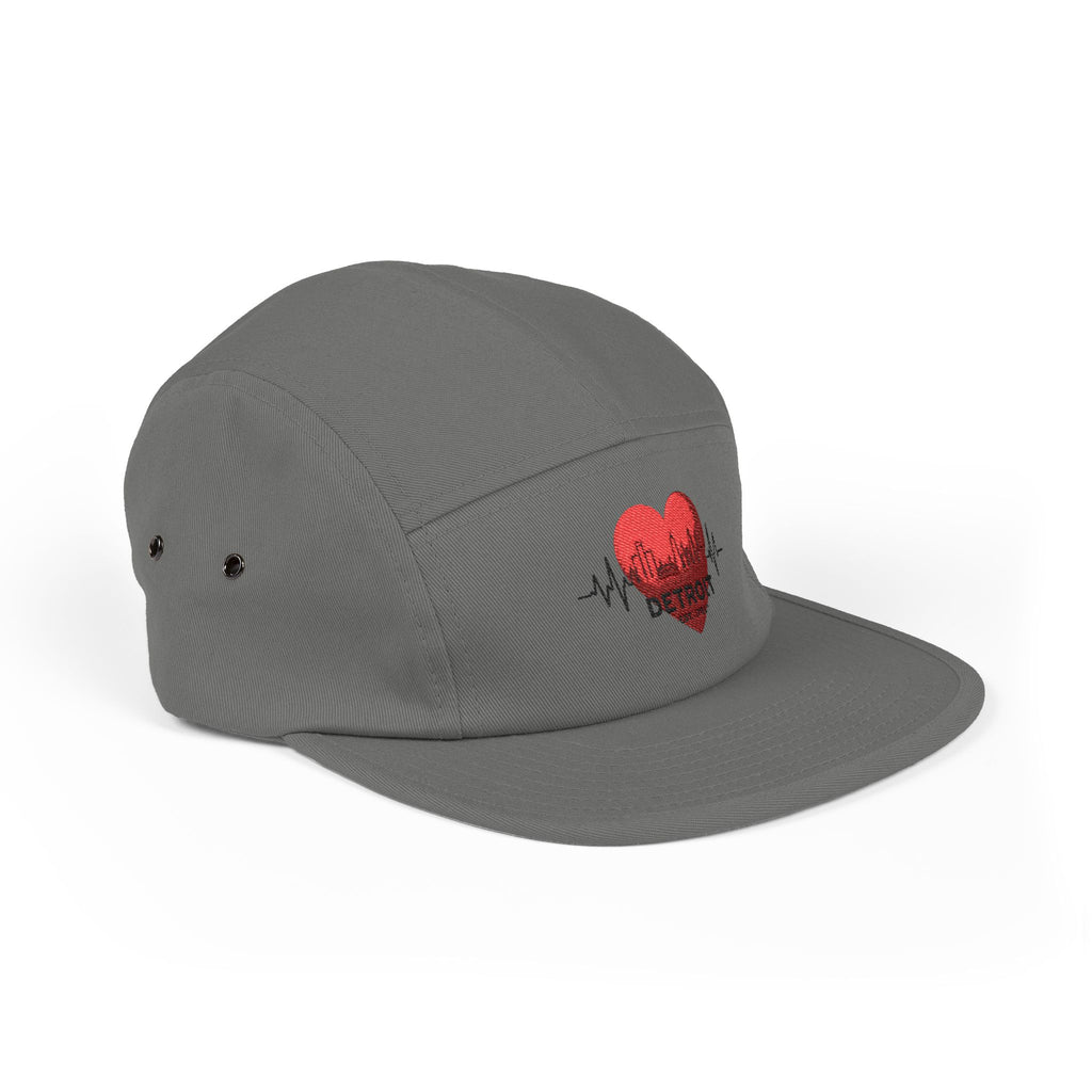 Detroit Heartbeat Embroidered 5-Panel Cap